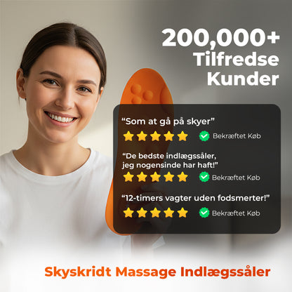 Skyskridt Massage Indlægssåler