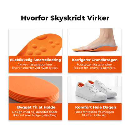 Skyskridt Massage Indlægssåler